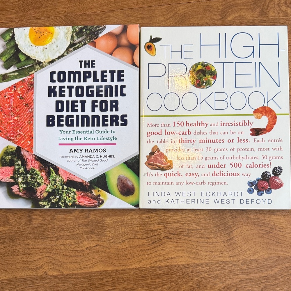 The Complete Ketogenic Diet for Beginners & The High-Protein Cookbook Set